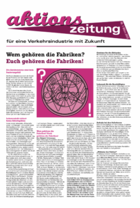 2025  Arbeiter*innen und Aktivist*innen: "Aktionszeitung" März